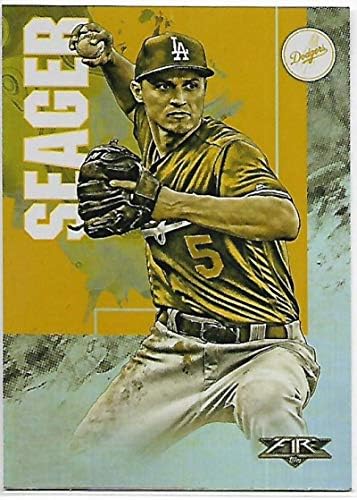 2019 Topps Ateş Altın Nane 44 Corey Seager NM-MT Dodgers