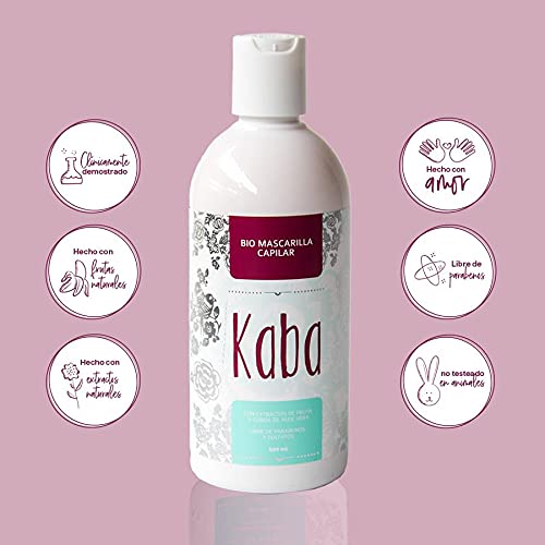 Kaba Kit de Crecimiento Maximo, Shampoo de Cebolla, Biomascarilla y Tonico Capilar de Crecimiento