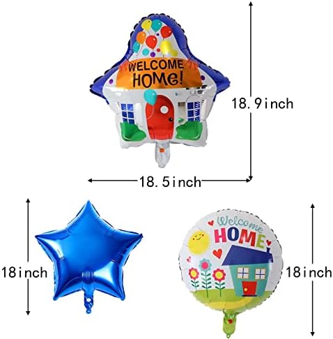 ALY 5 ADET Karşılama Ev Folyo Balonlar Çocuklar için Doğum Günü Bebek Duş Parti Süslemeleri