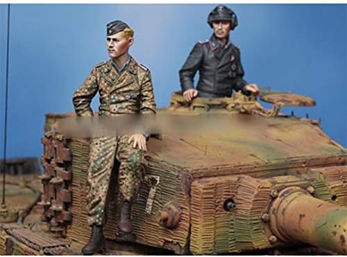 Goodmoel 1/35 İKINCI dünya savaşı Alman Tankı Asker Reçine Şekil / Demonte ve Boyasız Asker Minyatür Kiti / HC-692