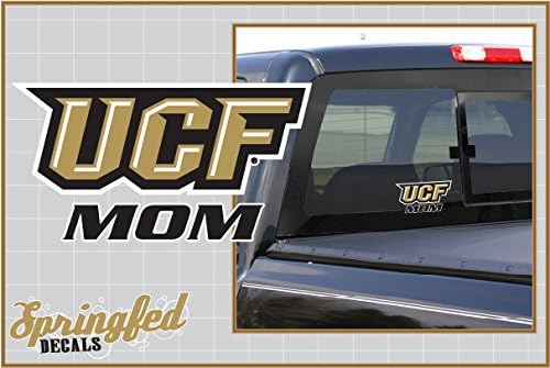 UCF Şövalyeleri ANNE w / UCF Düz Logo 6 Vinil Çıkartması Central Florida Şövalyeleri Araba Pencere Sticker
