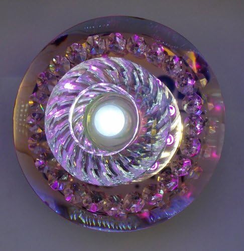 3 W yüksek güç LED kristal koridor ışık (LED dekoratif arka plan lamba yuvası ile)