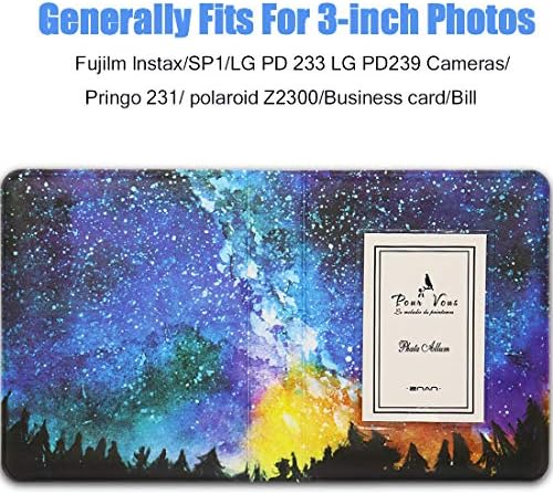 BıgTrend 2x3 İnç Fotoğraf Kağıdı Film Albümü Seti Fujifilm Instax Mini Kamera, Polaroid Snap, Z2300, SocialMatic Anlık