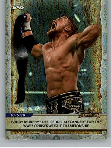 2020 Topps WWE Wrestlemania'ya Giden Yol Folyo Tahtası 3 Buddy Murphy Güreş Ticaret Kartı