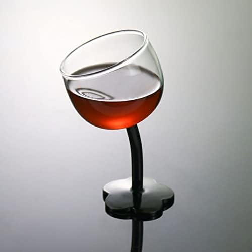NUOBESTY Siyah Martini Bardakları şarap kadehi Şampanya Kadehi, Eğimli Kristal Viski Bardağı Seti Parti Malzemeleri