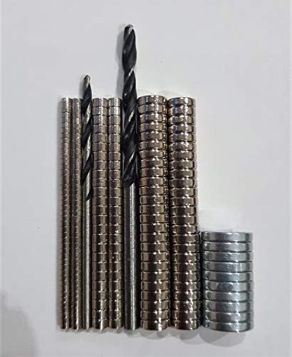 AlexU Mag Süper Paketi Mıknatıslar Minyatürleri (240 Mıknatıslar , 4 boyutları + 2 matkap uçları) mıknatıslar Warhammer