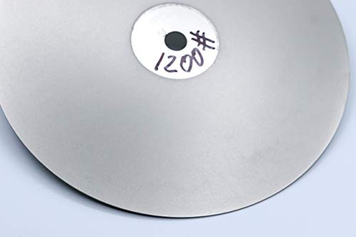 TechDiamondTools 8 inç Elmas Özlü Kaplama Düz Tur Diski 1200 grit