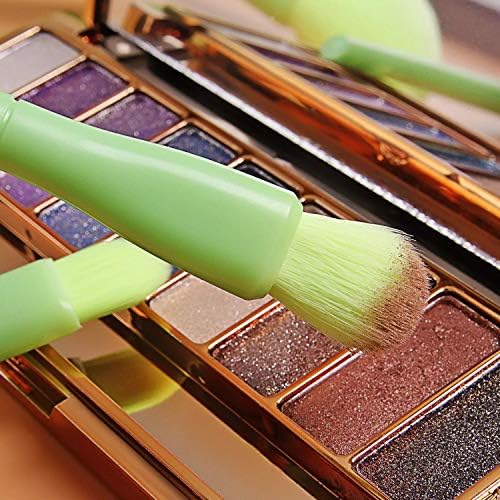 SLNFXC 10 adet Şeker Renk Makyaj Fırçalar Seti Vakfı Göz Farı Allık Karıştırma Fırçası Güzellik Makyaj Fırça Kozmetik