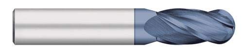 Kodiak Kesme Aletleri 5559945 KCT ABD Yapımı 4.0 mm 4 flüt kafalı matkap ucu End Mill Altın Kaplamalı