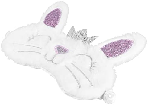 TENDYCOCO Maskesi Adet Tavşan Göz Kapağı Tavşan Körü Körüne Peluş göz bandı Tavşan göz bandı Peluş Uyku Körü Körüne