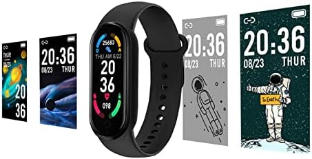 Metin ve Çağrı ile akıllı saat, Kalp hızı kan basıncı uyku sağlık izleme ile M6 akıllı bilezik spor izle, İphone Android
