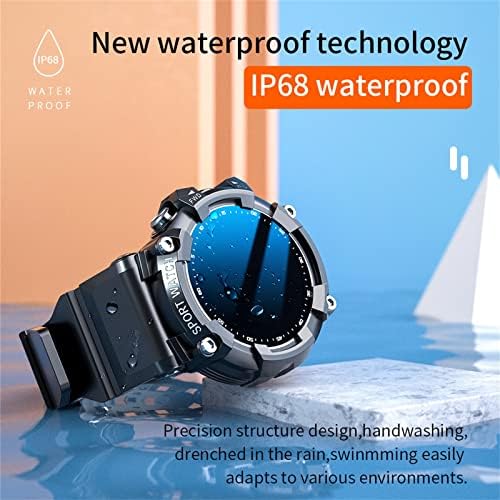 Niaviben akıllı bluetooth saat Çağrı Spor Spor Su Geçirmez Mesajlar Hatırlatma Smartwatch Siyah