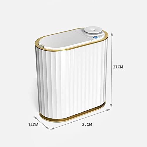 ZSEDP Aromaterapi Akıllı çöp tenekesi Banyo Tuvalet Masaüstü Akıllı Çöp Aromaterapi Hava Spreyi araba çöp tenekesi