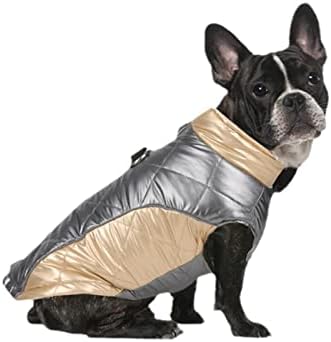 Yansıtıcı Su Geçirmez Köpek Giysileri Yavru Pet Ceket Kış Sıcak Yelek Köpek Ceket Giyim Küçük Köpekler için Fransız