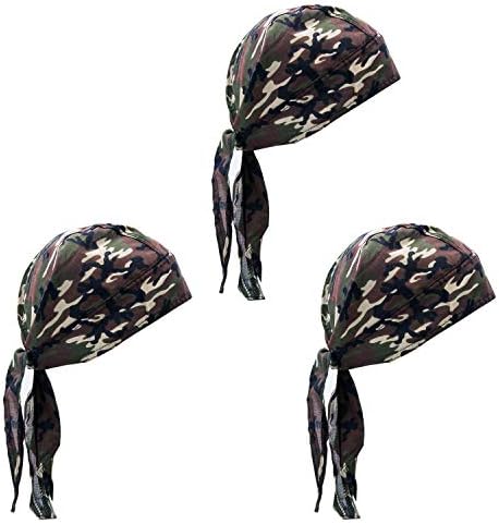 Elephant Marka Kafatası Şapkaları-Desenli ve Düz Renklerde %100 Pamuk, 3'lü Paket