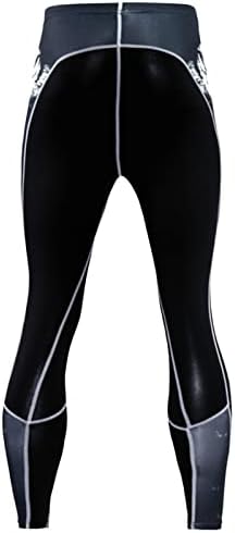 lczıwo erkek Sıkıştırma Pantolon Hızlı Kuru Serin Kafatası Desen Activewear Tayt Egzersiz Koşu Tayt Baz Katman Dipleri