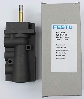 Festo Solenoid Valf NVF3-MOH-5/2-K-1/4-EX (535987), Kutuda Yeni, Bir Yıl Garanti!