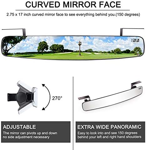 10L0L Yeni Golf Arabası Aynaları İçerir Katlanır Yan Aynalar ve Dikiz Aynası Evrensel Club Car DS Emsal / EZGO TXT