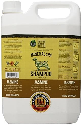 Köpekler için RELİQ Mineral SPA Şampuanı, 1 Galon, Yasemin