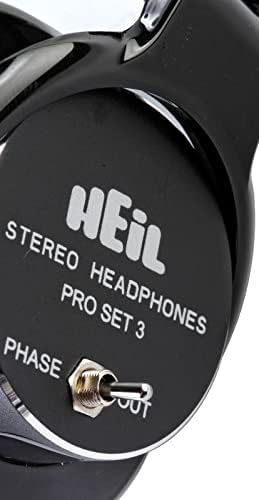 HeiL Sound Pro, Arkası Kapalı 3 Stüdyo Kulaklık Seti. Stüdyo Sesi, Podcast Sesi, Canlı Ses Sesi ve Yayın için Mükemmel