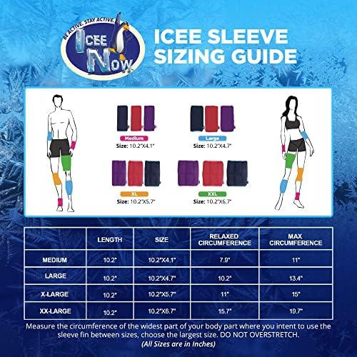 IceeNOW-Buz Kılıfı, Diz Buz Paketi Sargısı, İncik Ateli Sıkıştırma Kılıfı, Pazı ve Baldır Buz Paketi, Sıcak ve Soğuk