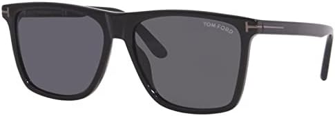 Güneş gözlüğü Tom Ford FT 0832-N Fletcher 01A Parlak Siyah / Dumanlı Lensler