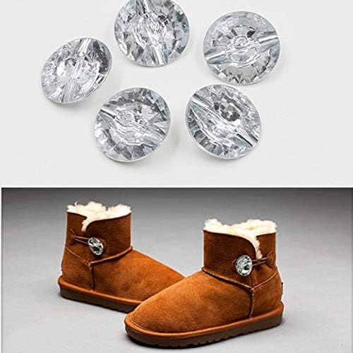 Xucus (500 adet/GRUP) 14mm Akrilik Kesim Culet Moda Rhinestone Kristal 2 Delikli Düğmeler Şık Çanta Konfeksiyon Ayakkabı
