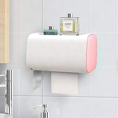 YUANFLQ Çok Fonksiyonlu Banyo rulo kağıt havlu tutucu, Su Geçirmez rulo kağıt havlu dağıtıcı Duvara Montaj, Ayarlanabilir