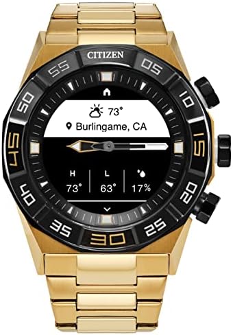 Citizen CZ Smart Gen 1 Hybrid smartwatch 44mm, Sürekli Kalp Atış Hızı Takibi, Fitnes Aktivitesi, Golf Uygulaması,