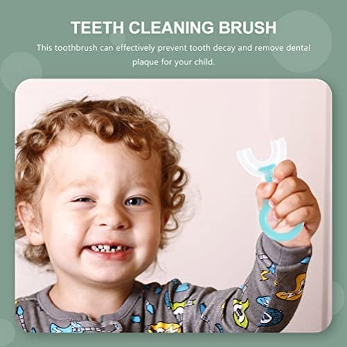 DOITOOL 4 adet Çocuk U Şeklinde Diş Fırçaları Manuel Diş Fırçaları Temizleme Fırçaları Diş Fırçaları