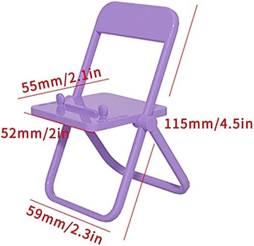 FuXınWorld 2022 Yeni Mini Sandalye Şekli Telefon standı, Katlanabilir Evrensel Şeker Renk Cep Telefonu Tutucu Masa