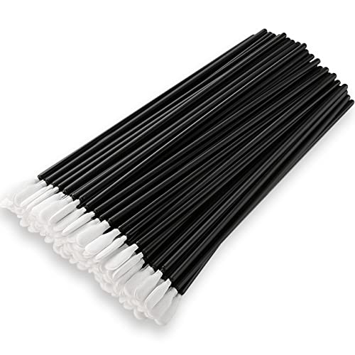 AAwipes Uzun Çubuklar Tüy Bırakmayan Temizleme Çubukları Uzun Saplı (100 adet, 6.3“, Polyester, 6.8 mm Kafa Mavi)