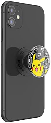 ​​​​Genişleyen Kickstand ile PopSockets Telefon Tutacağı, Telefon için PopSockets, Pokemon-Emaye Hey Pikachu!