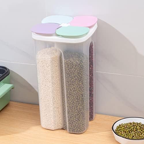 JAHH Mutfak eşya kutuları Gıda saklama kapları Plastik Tahıl Depolama Teneke Mutfak Eşyaları (Renk: E, Boyut: 24 *