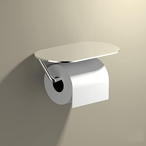 N / A kağıt rulolar Tutucu Alüminyum tuvalet kağıdı Rafı 3M kağıt bant Askı Parlayan Tutucu Ücretsiz Yumruk Donanım