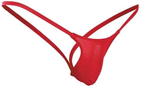 SHEOO Erkek Seksi Iç Çamaşırı Düşük Bel G-String Tanga Erotik Iç Çamaşırı Külot Bikini T-Geri Nefes Erkek Konfor Külot