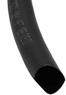 Aexıt Daralan Elektrik ekipmanları hortum kablo Sarma kablo kılıfı 6 Metre Uzunluğunda 6mm İç Çap Siyah