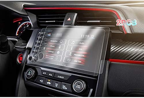 (En Yeni) CDEFG 2 ADET 2019 2020 2021 Civic Sport Touring Type R EX - L Araba Ekran Koruyucu Navigasyon Ekran Koruyucu,