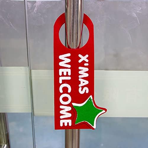 Noel Süslemeleri Kapı Plaka Bez Kapı Asılı Kapı Askı Asılı Plaka Noel Çelenk Merdiven için 20 Ft