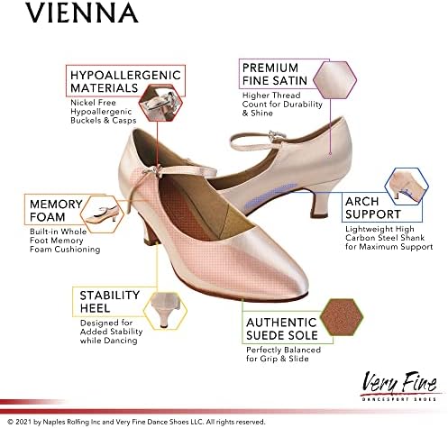 Çok Güzel kadın Viyana Balo Salonu Pürüzsüz Tango Vals dans ayakkabısı