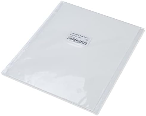 NATURALABEL Suda Çözünür Kağıt 8.5 x 11 Beyaz，Çözülebilir Kağıt 12'li Kağıt Paketi