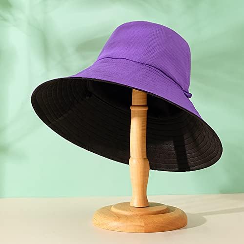 Katlanabilir Plaj balıkçılık şapkası UPF UV Güneş Koruma Su Geçirmez Nefes Geniş Ağız Kova güneş şapkası Kadınlar