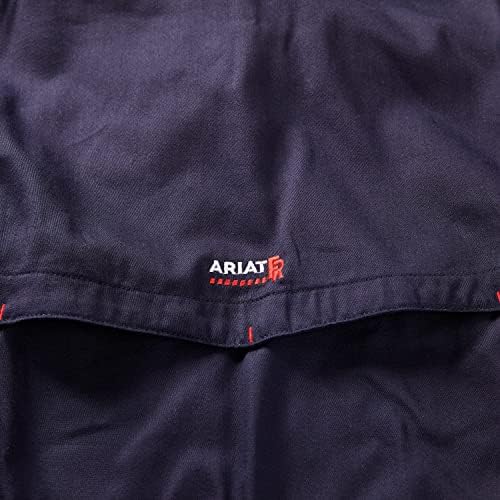 Ariat FR Katı Havalandırma İş Gömleği-Erkek Düğmeli Uzun Kollu Performans Gömleği