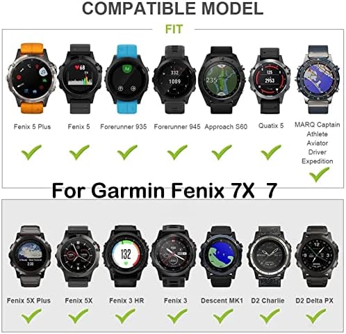 SERDAS Silikon Hızlı Bırakma Watchband Kayışı Garmin Fenix 7X7 İzle Kolaylık Bilek Bandı 26 22mm Kayış