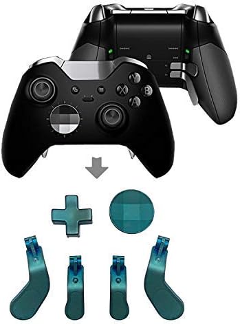 Yedek 13 Adet 1 - Metal Mod 6 Takas Thumbsticks Joystick, Metal 4 Kürekler ve 2 Dpads ile T8 Aracı Xbox One Elite