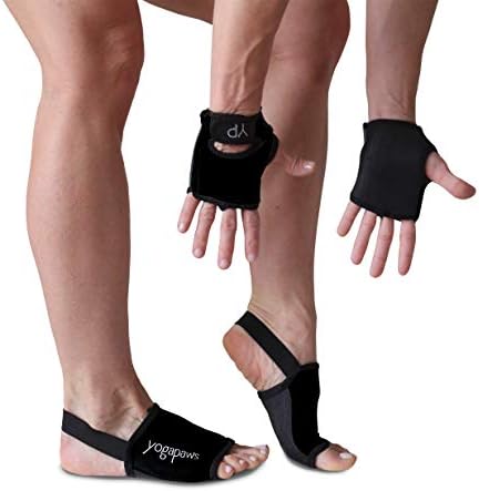 YogaPaws SkinThin Kaymaz Yoga eldivenleri ve Yoga Çorapları Kadınlar ve Erkekler için Sıcak Yoga, Crossfit, Bisiklet,