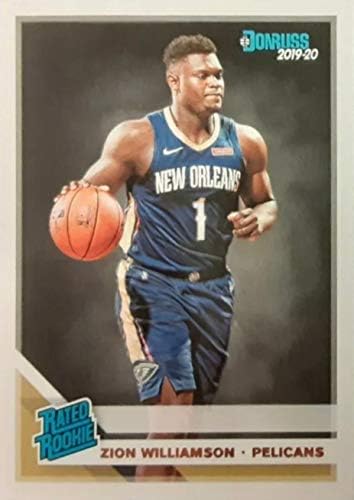 2019-20 Panini Donruss-Zion Williamson Dereceli Çaylak-New Orleans Pelicans NBA Basketbol Çaylak Kartı-RC Kartı 201