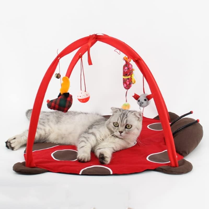 WODMB Kedi Çadır Oyuncaklar Asılı Oyuncaklar Evcil Oyuncaklar Kedi Oyun mat Battaniye Evi Ayrılabilir Yavru Çadır