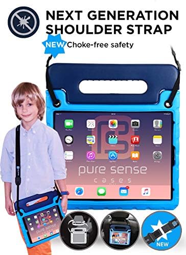 Saf Sense Buddy Antimikrobiyal Çocuklar için 2020/2018 iPad Pro 12.9 4th-3rd Nesil / Sağlam Kılıf Standı, Kolu, Ekran