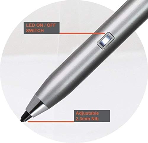 Broonel Siyah Mini İnce Nokta Dijital aktif iğneli kalem ile Uyumlu ASUS VivoBook 15 F513 (X513 / K513)